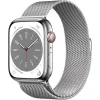 Apple Watch 8 41mm (GPS+LTE) Silver Stainless Steel Case with Milanese Loop Silver Apple Watch 8 41mm (GPS+LTE) Silver Stainless Steel Case with Milanese Loop Silver